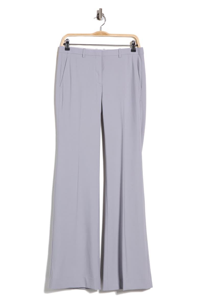 Demitria 2 Wool Blend Flare Leg Pants, Main, color, LIGHT GREY