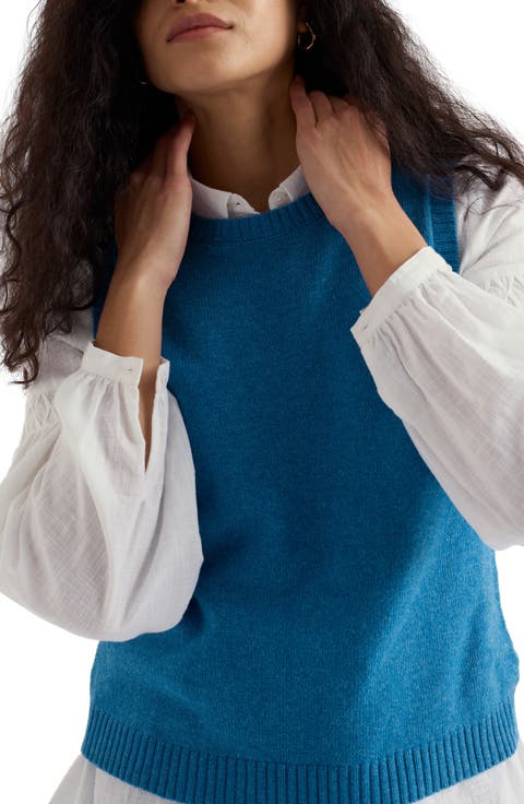 East View Merino Wool Blend Sweater Vest