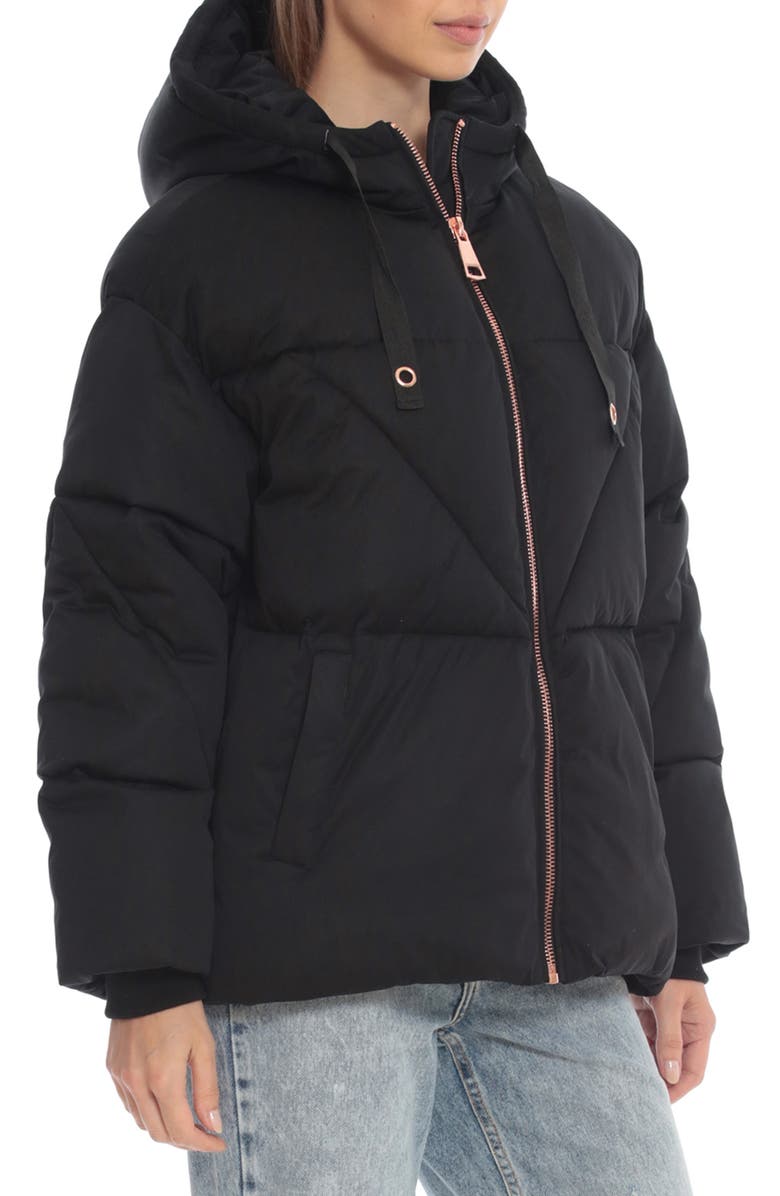 Avec Les Filles Water Resistant Hooded Puffer Coat, Alternate, color, 