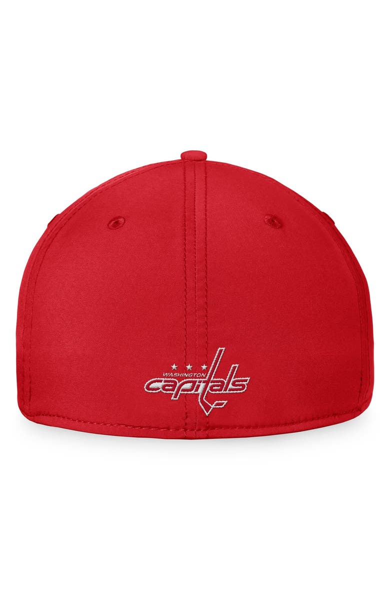 FANATICS Men's Fanatics Branded Red Washington Capitals Fundamental Flex Hat, Alternate, color,