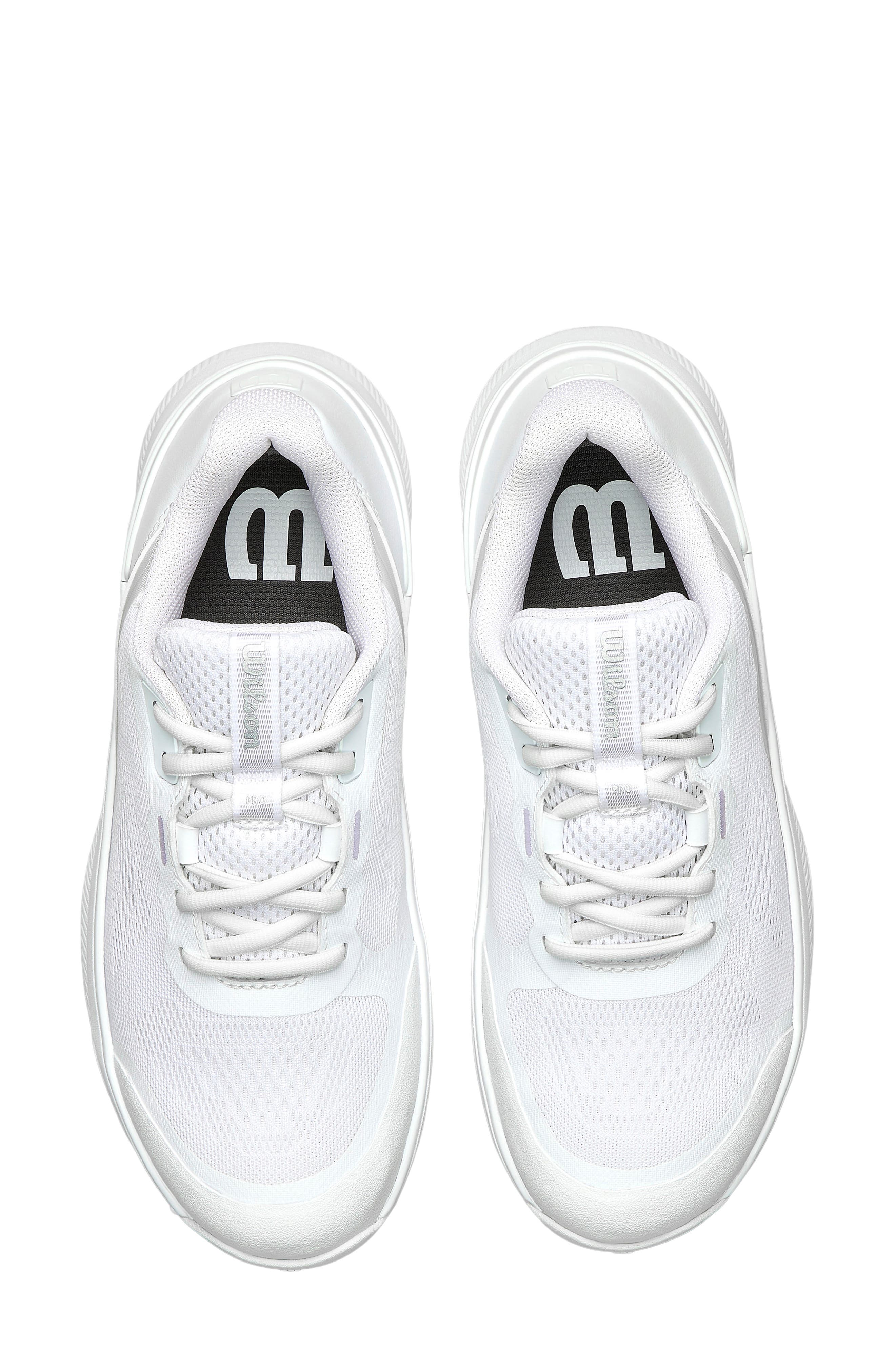 Intrigue Pro Tennis Sneaker, Alternate, color, WHITE / WHITE / SILVER