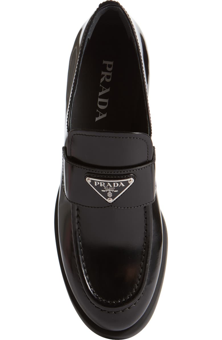 Prada Logo Loafer, Alternate, color,