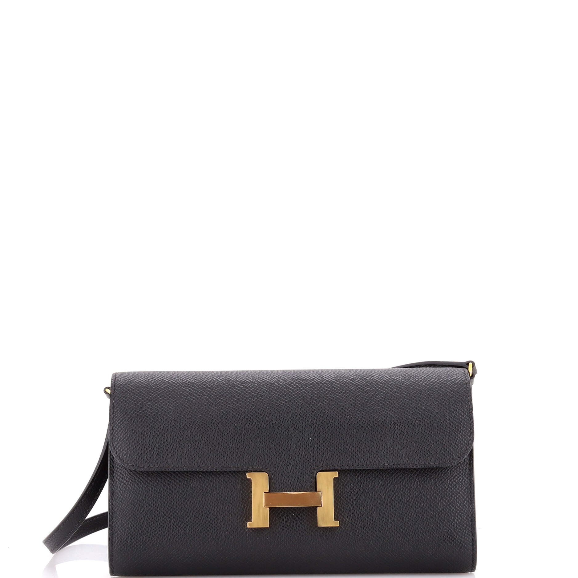 Pre-Owned Hermes Constance To Go Wallet Epsom, Main, color, 