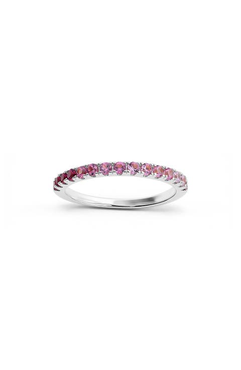Petite Ombre Cubic Zirconia Band Ring