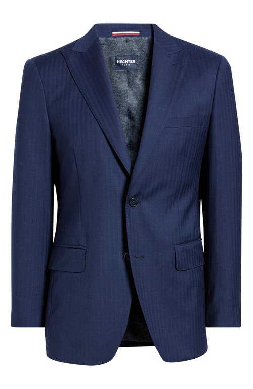 DANIEL HECHTER Navy Wool Herringbone Sport Coat  product