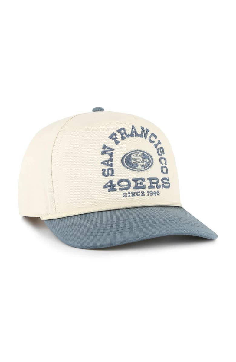 '47 Men's '47 Cream San Francisco 49ers Ranchero Hitch Adjustable Hat, Alternate, color, 