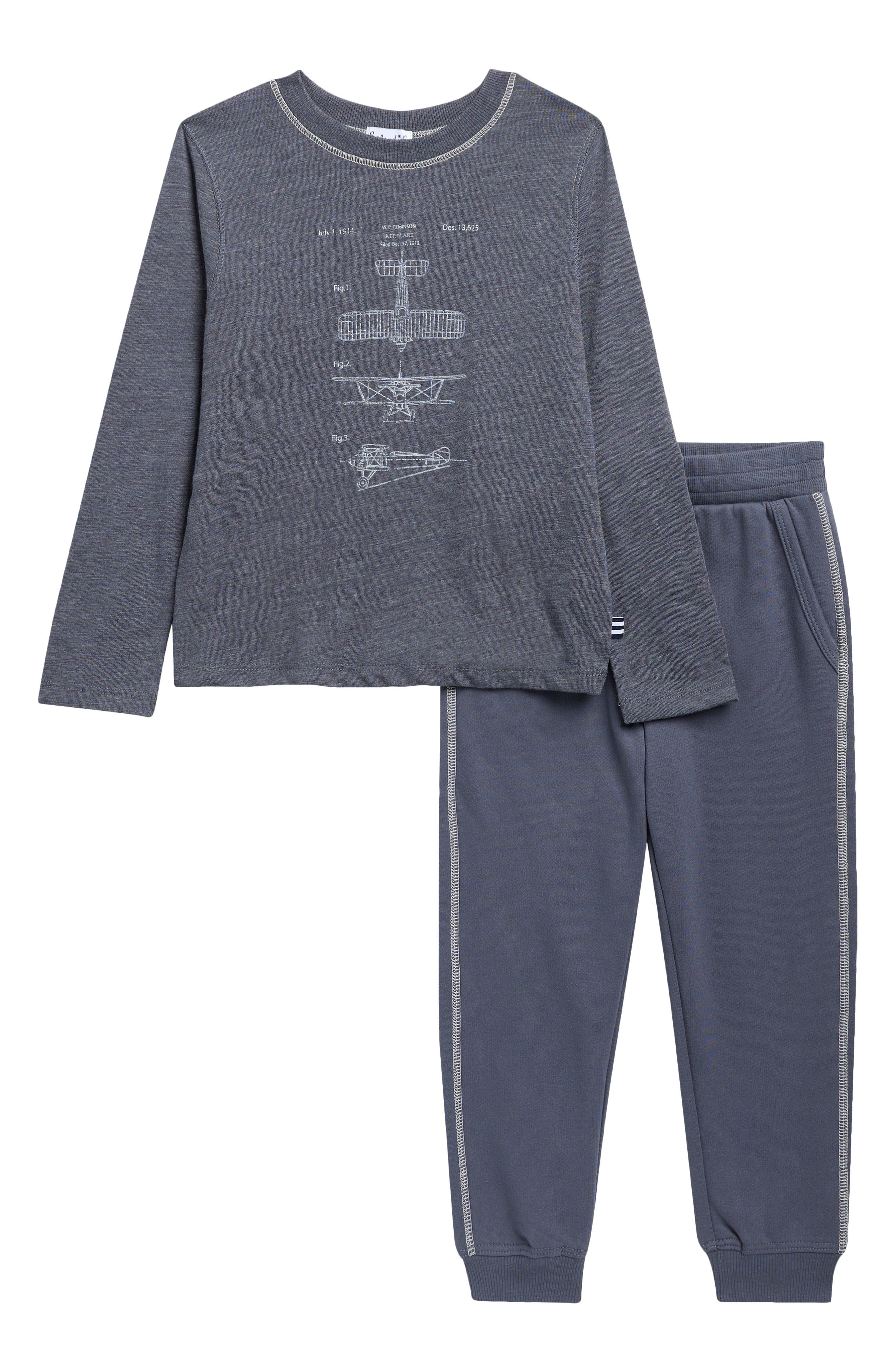Kids' Aviation Academy Long Sleeve Shirt & Joggers Set