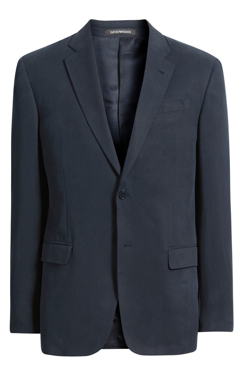 Emporio Armani Navy Suit Jacket, Alternate, color, Navy