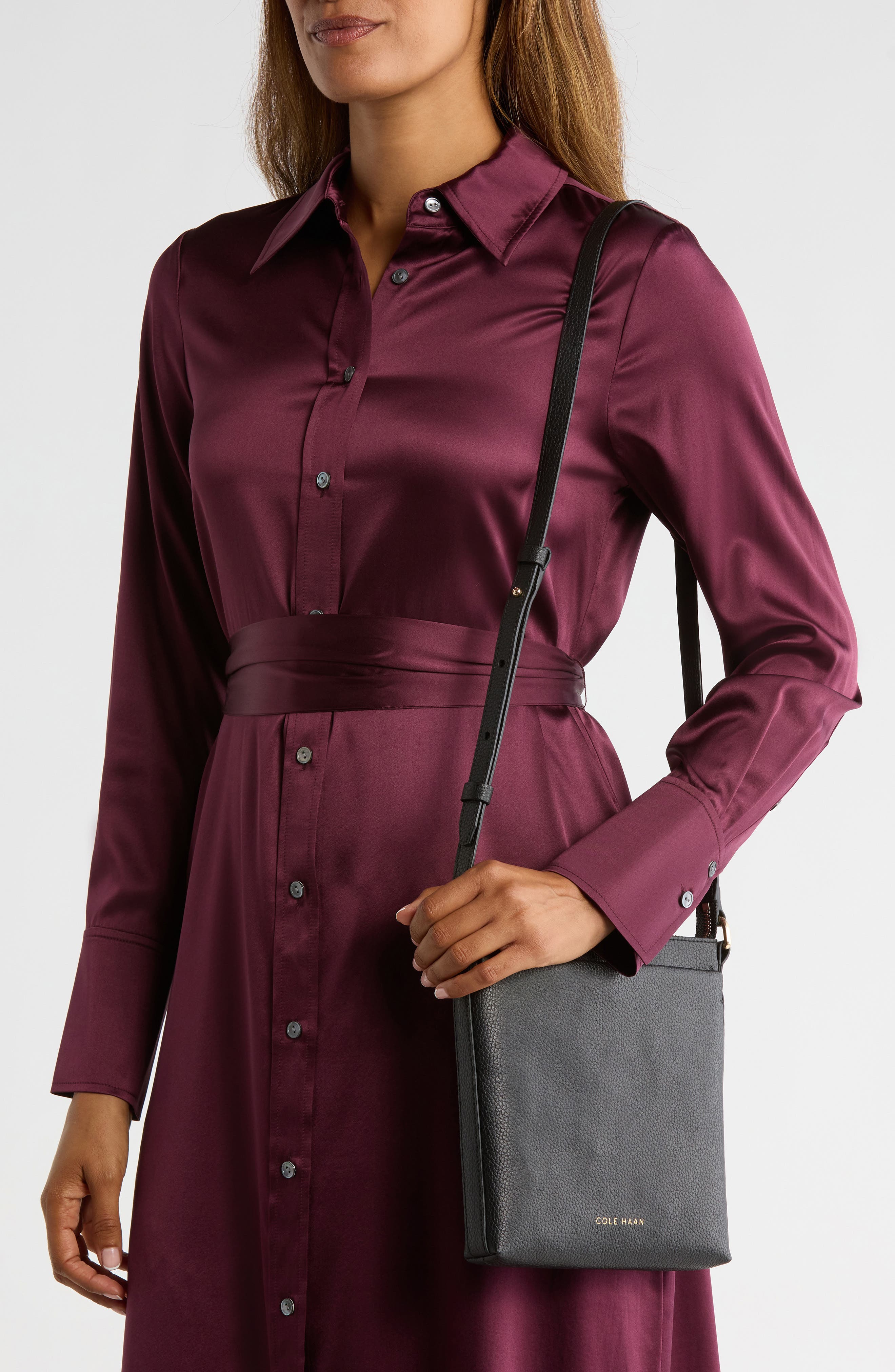 Cole Haan Emily Leather Crossbody Bag, Alternate, color, 