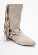 Forever & Always Shoes Selora Leather Buckle Western Boot