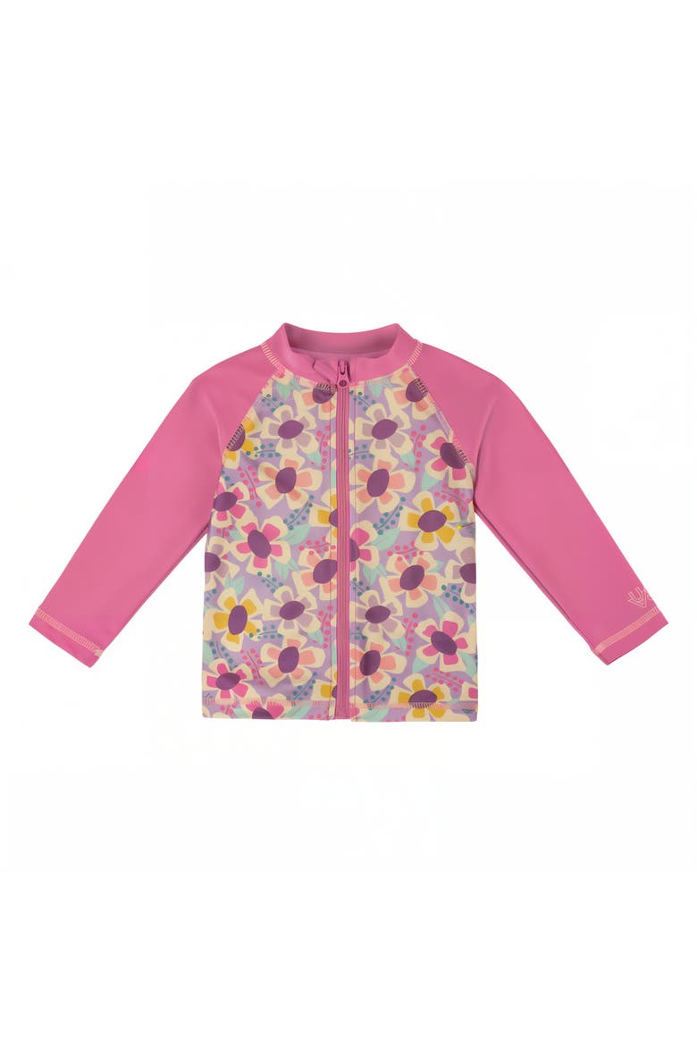 Full Zip Rashguard, Main, color, Vintage Bloom