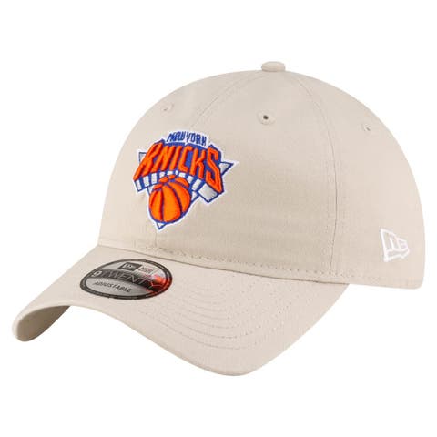 Men's New Era Tan New York Knicks Basic 9TWENTY Adjustable Hat