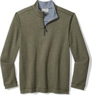 Tommy Bahama Flipview Reversible Half Zip Pullover