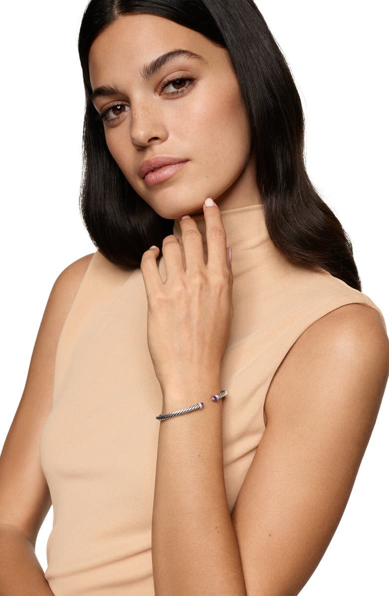 David Yurman Cable Flex<sup>®</sup> Bracelet, Alternate, color, Silver