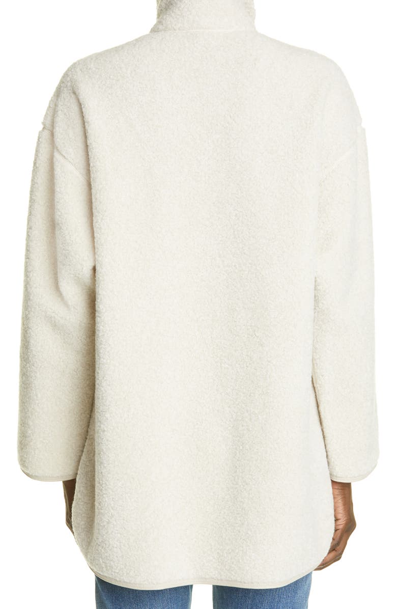 Lafayette 148 New York Half Zip Fleece Tunic, Alternate, color, 