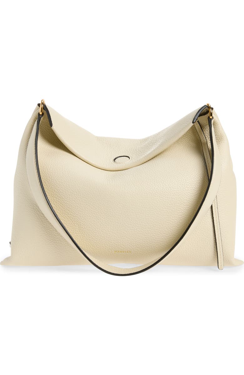 Wandler Small Penelope Leather Tote, Main, color, White Crust