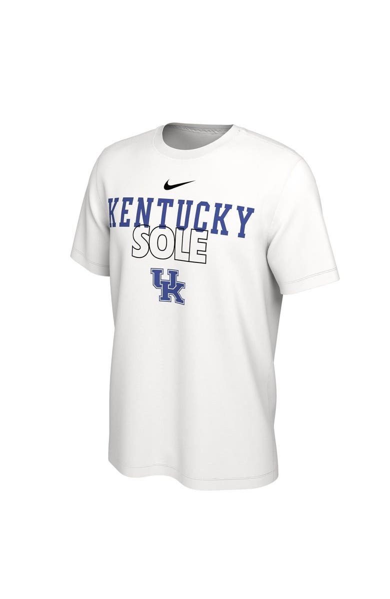 Nike White Kentucky Wildcats 2023 On Court Bench T-Shirt, Alternate, color, 