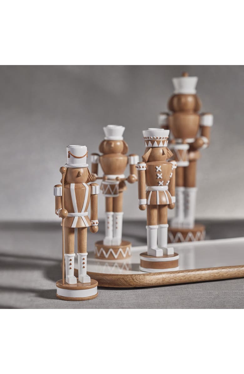 Zodax Gelsey 9.75-Inch Nutcracker Candleholder, Alternate, color, Brown