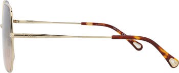 62mm Round Sunglasses