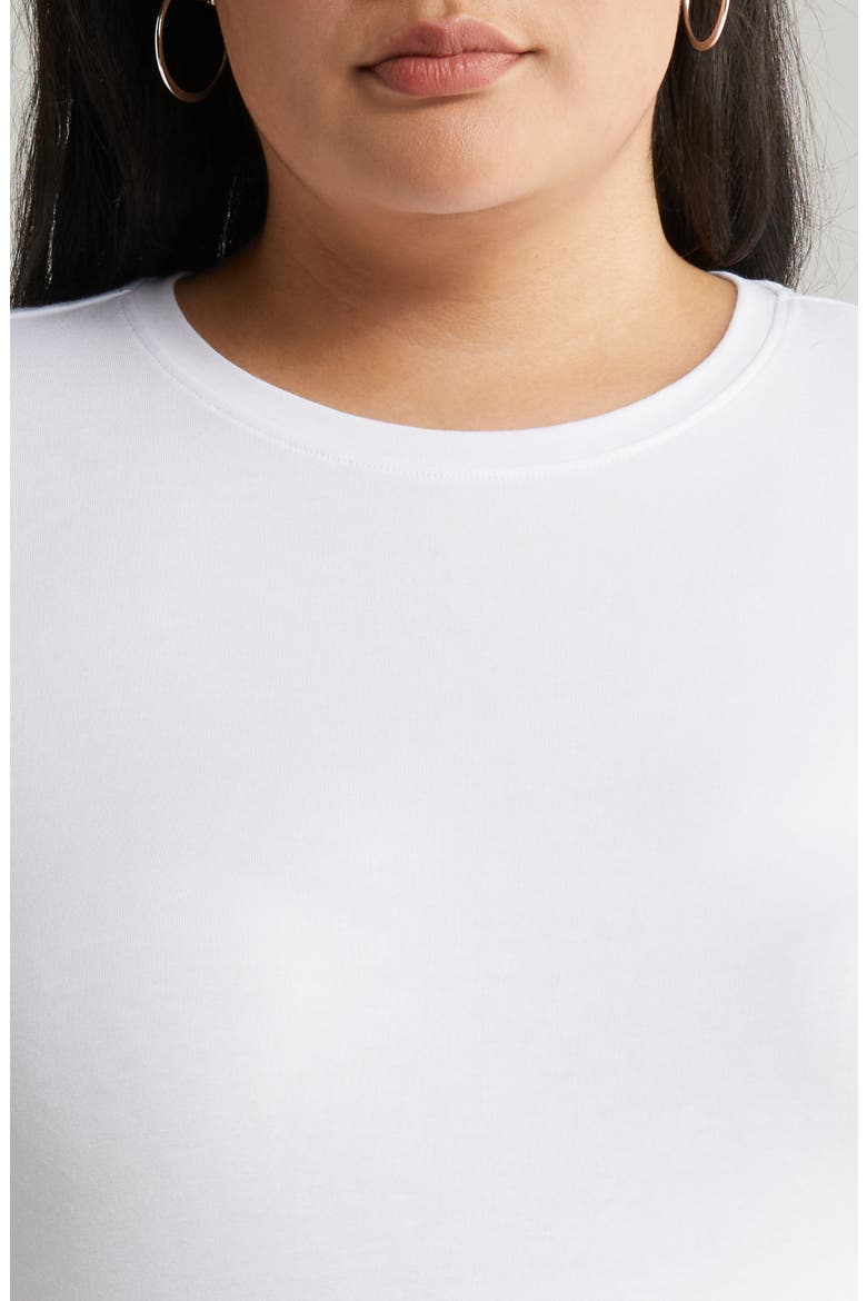 Crewneck T-Shirt, Alternate, color, WHITE