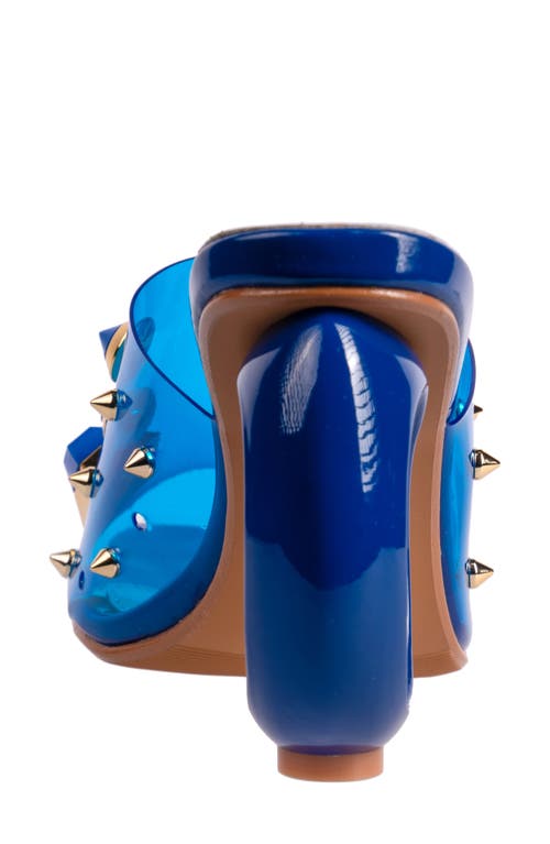Ninety Union Vegas Studded Slide Sandal In Blue