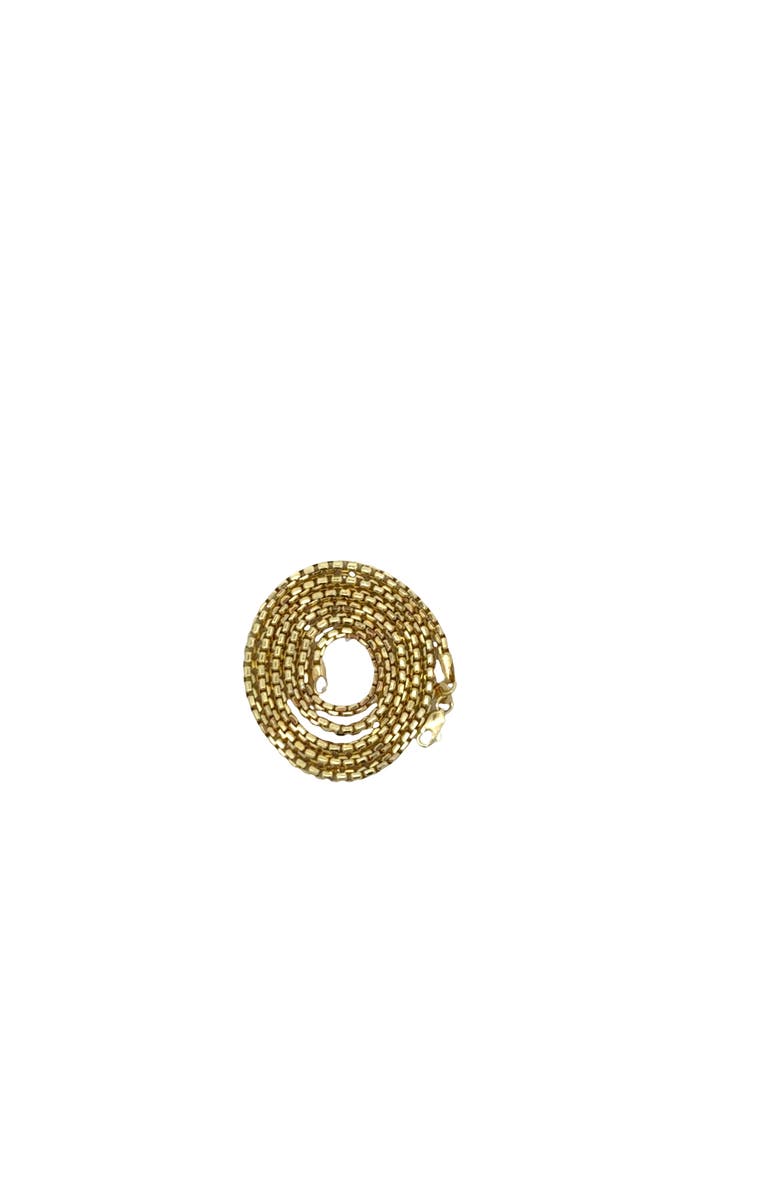 Ancona Jewelry 14K Box Link 2.3mm 20in Chain Necklace, Alternate, color, Yellow Gold