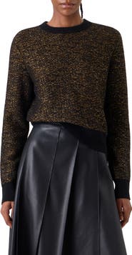 Akris Metallic Cashmere Blend Sweater