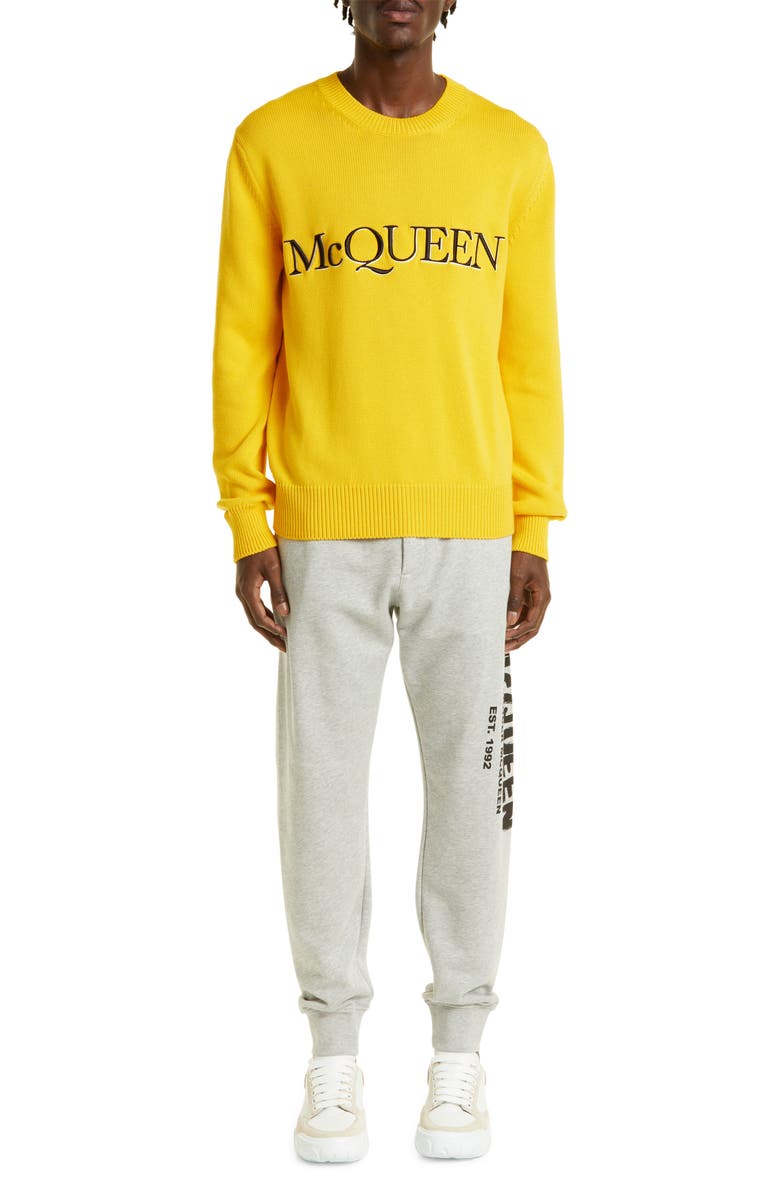 McQueen Alexander McQueen Graffiti Graphic Joggers, Alternate, color, 