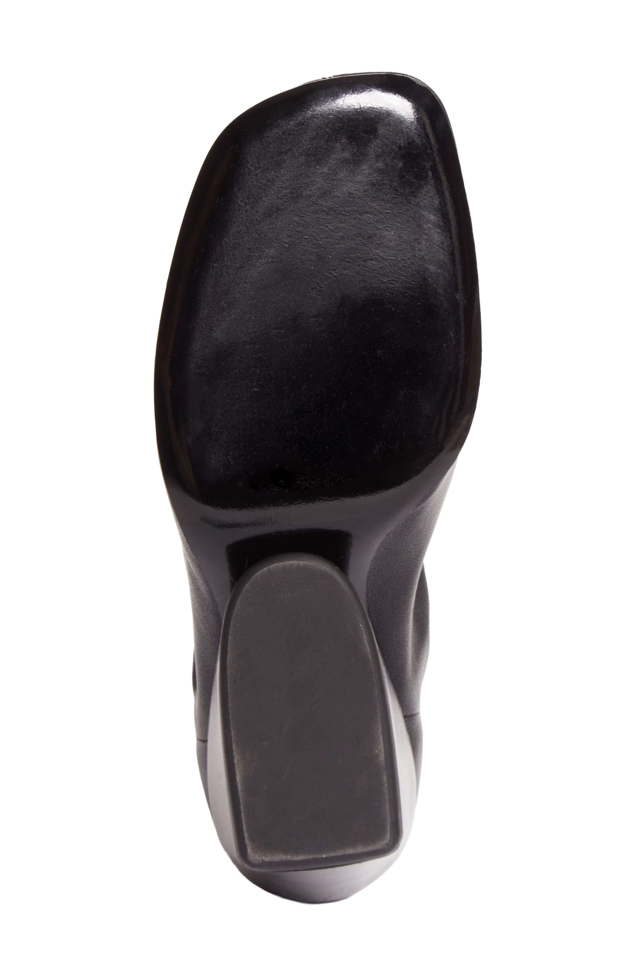 Proenza Schouler Slant Stretch Bootie, Alternate, color, Black