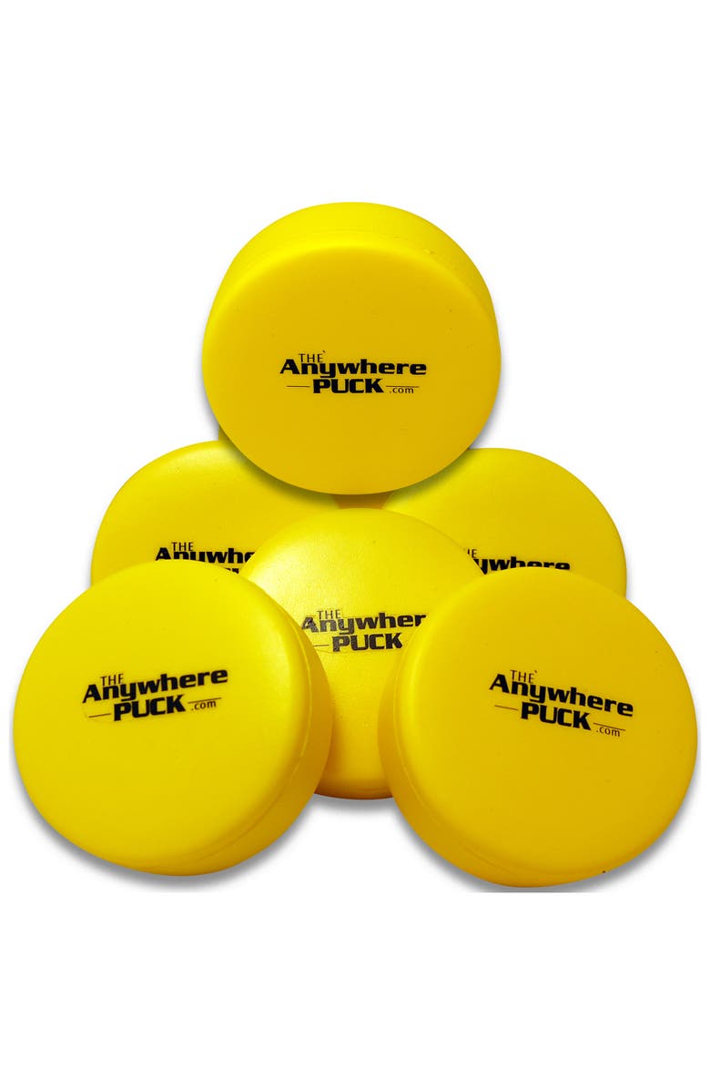 Anywhere Sports Yellow Foam Hockey Training Set, Main, color, Multicolored