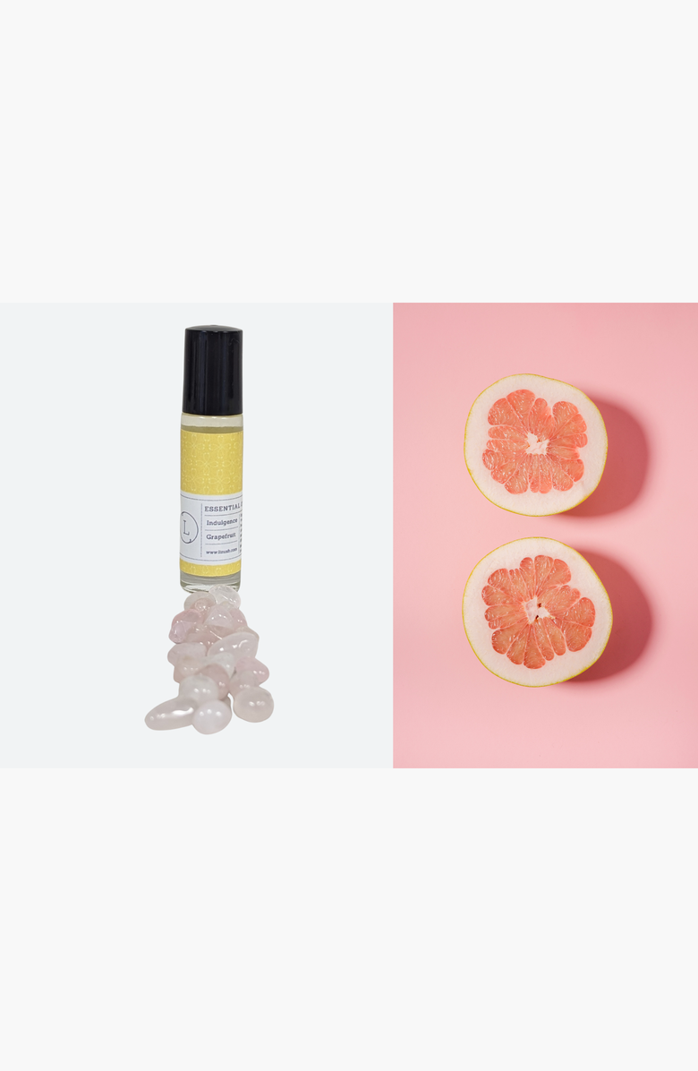 Lizush CBD Essential Oils Roll-On Set with Crystals, Alternate, color, NO COLOR