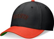 Nike Men's Nike Black/Orange San Francisco Giants Cooperstown Collection Rewind Swooshflex Performance Hat