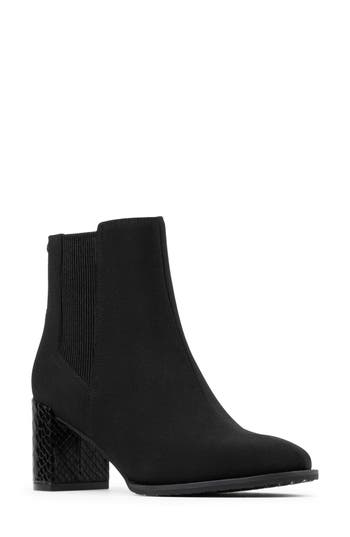 Donald Pliner City Mid Bootie In Black
