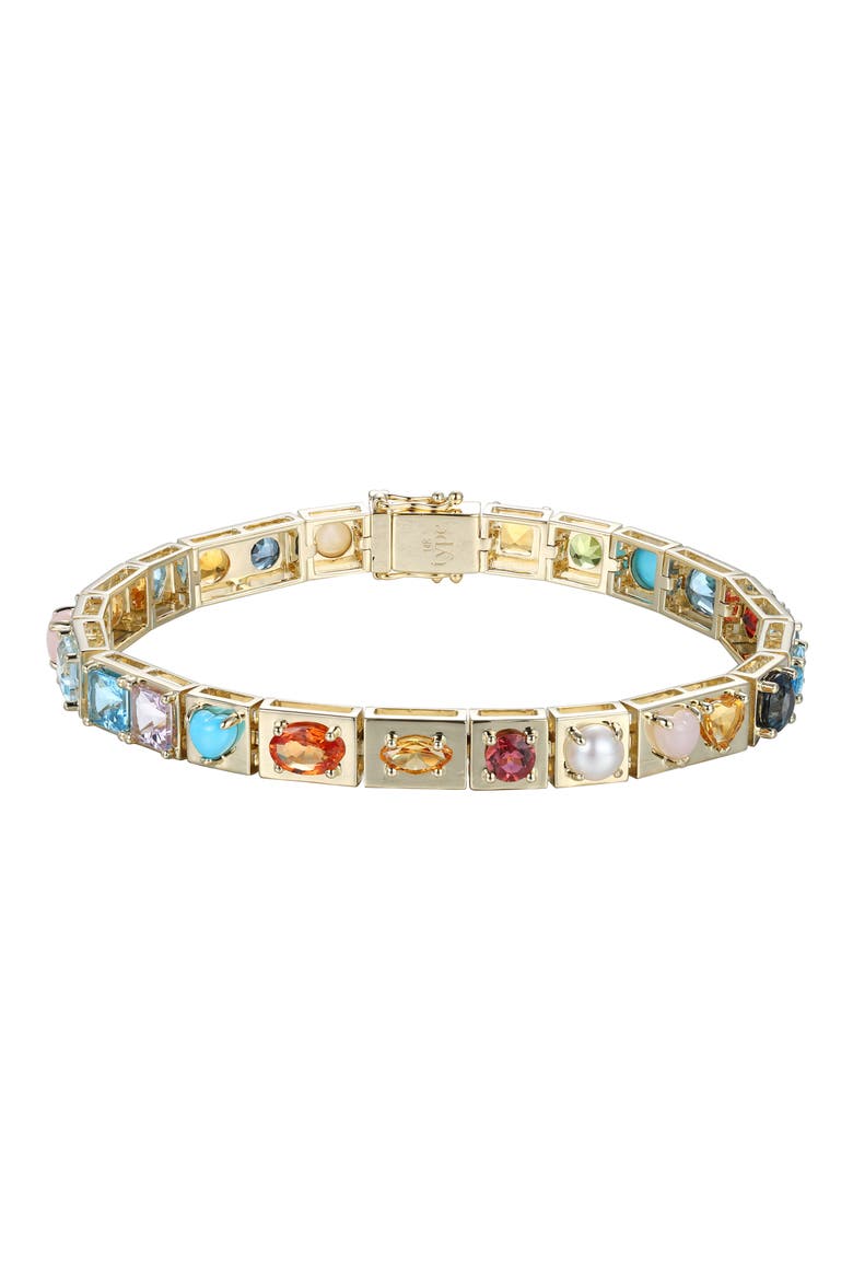 Leggo Multistone Bracelet, Main, color, MULTI