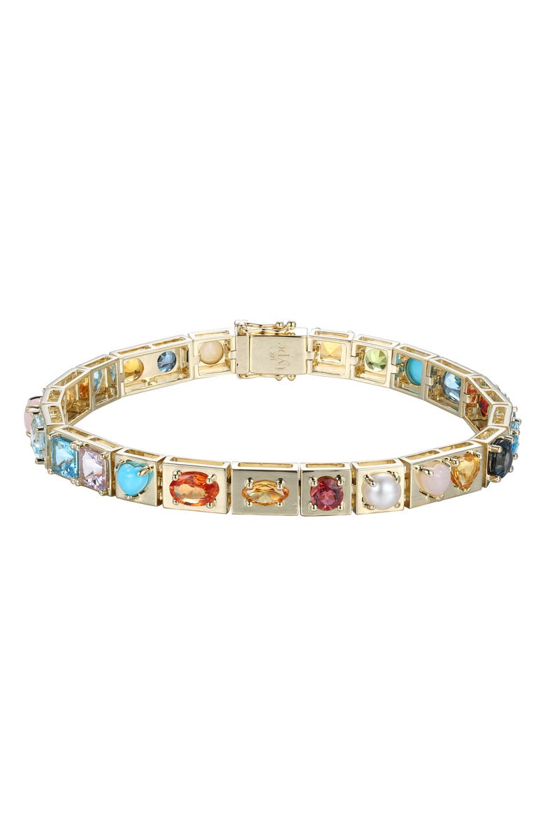 TYPE JEWELRY Leggo Multistone Bracelet, Main, color, Multi
