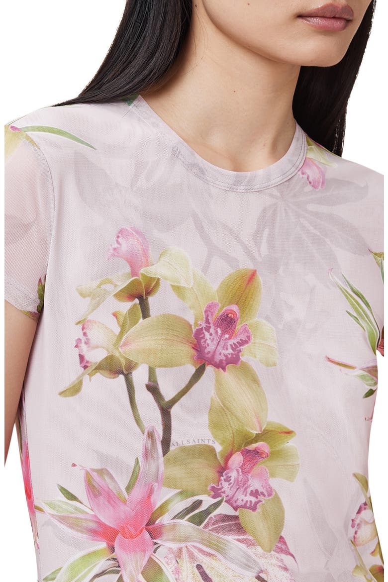 Ellie Floral Mesh T-Shirt, Alternate, color, ADENA SOFT PINK