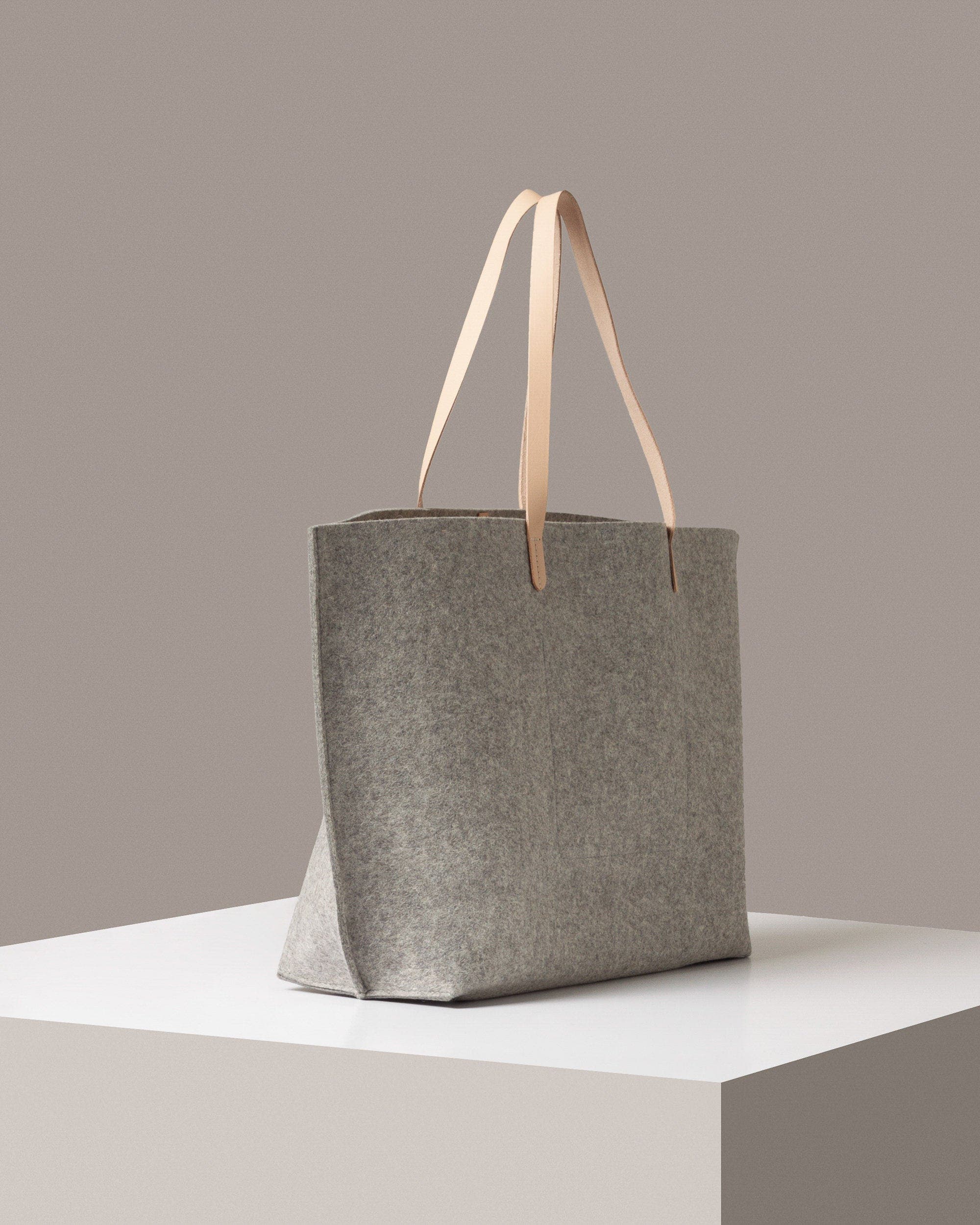 Hana Merino Wool Boat Bag, Alternate, color, Granite