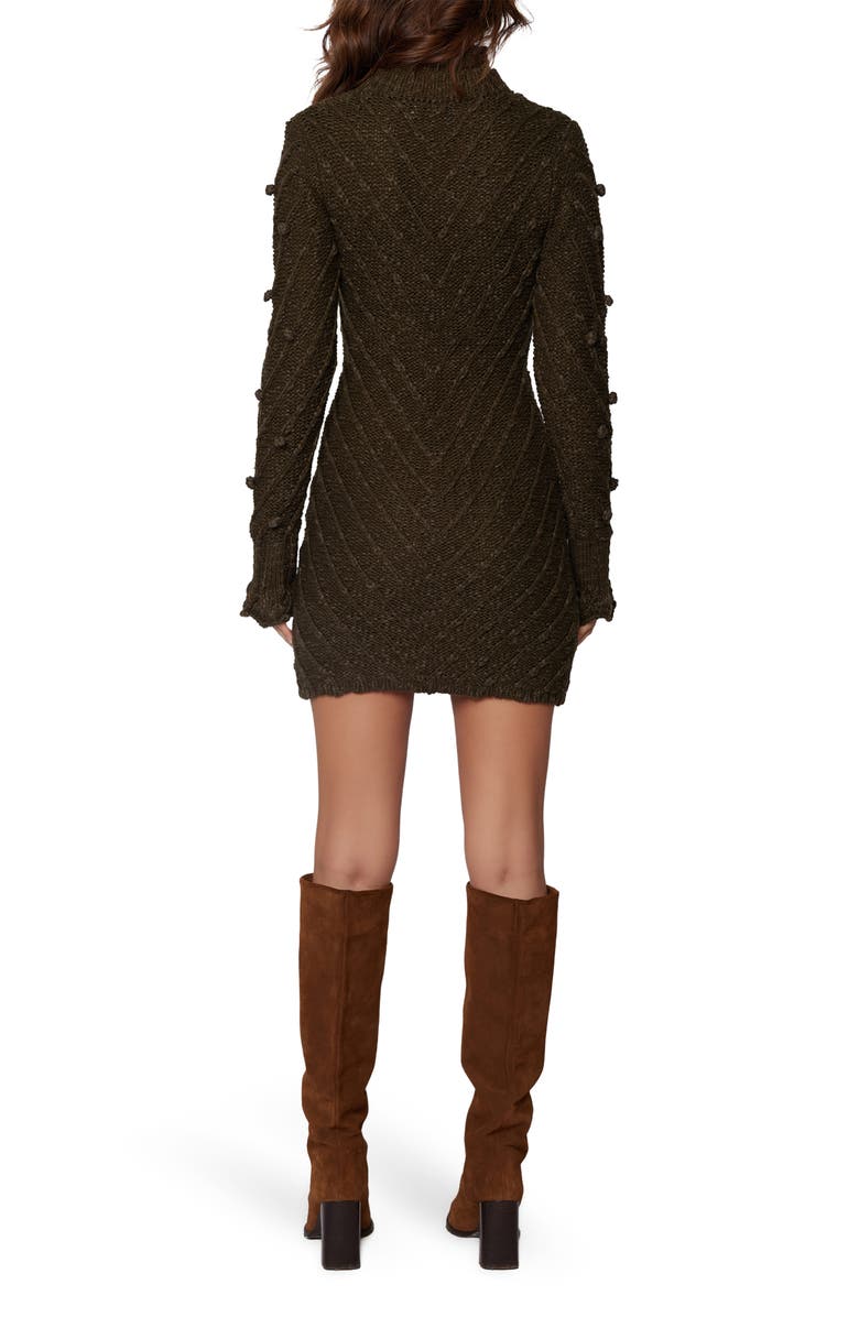 Lost + Wander Adelina Long Sleeve Cotton Blend Sweater Dress, Alternate, color, 