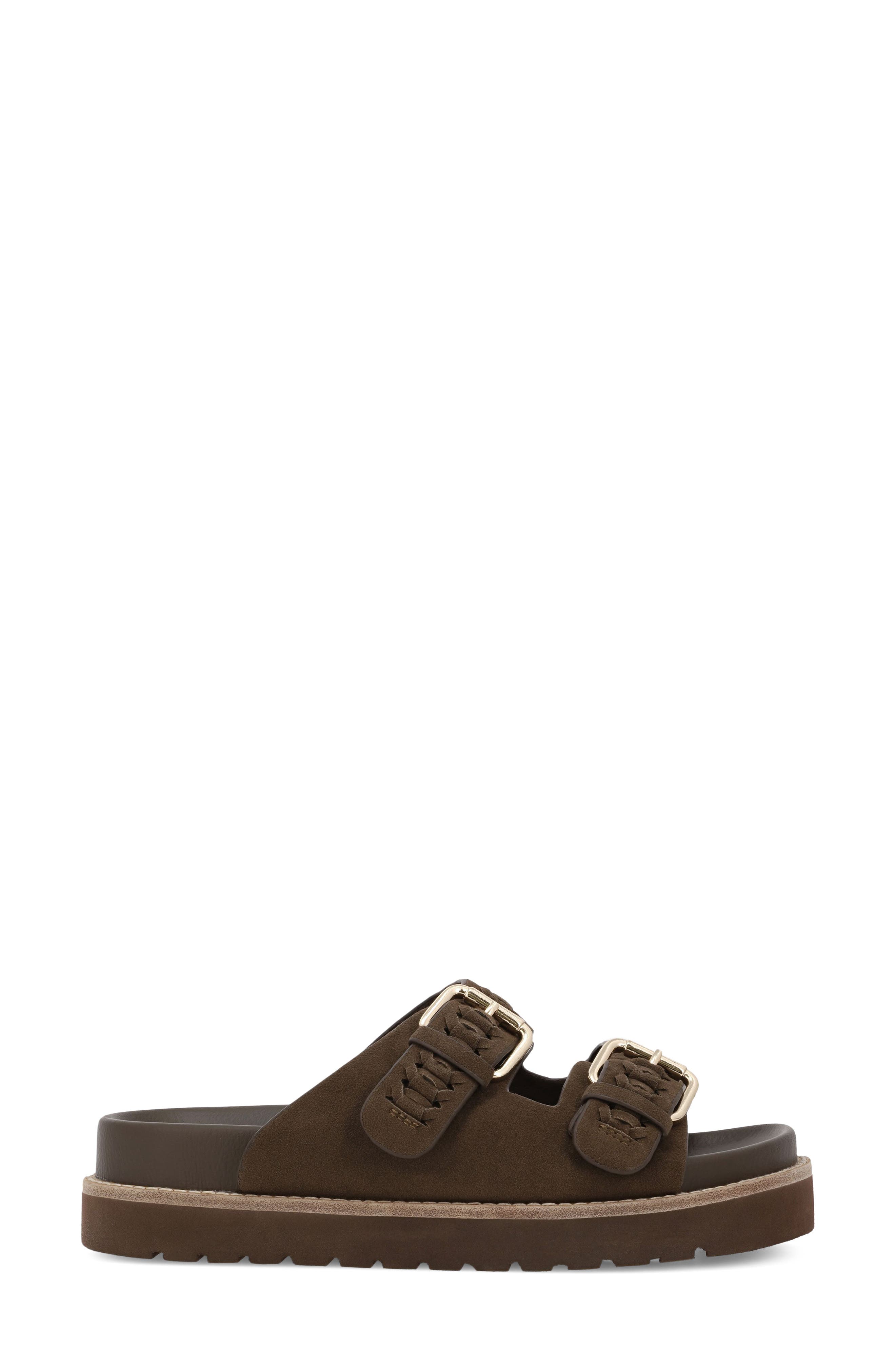 Marley Platform Sandal, Alternate, color, CHOCOLATE