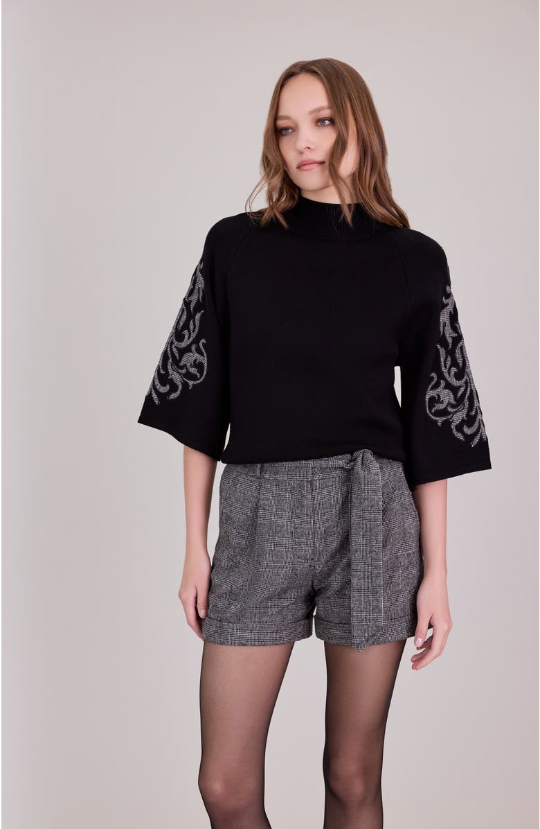 Anne Fontaine Geri Top, Alternate, color, Black