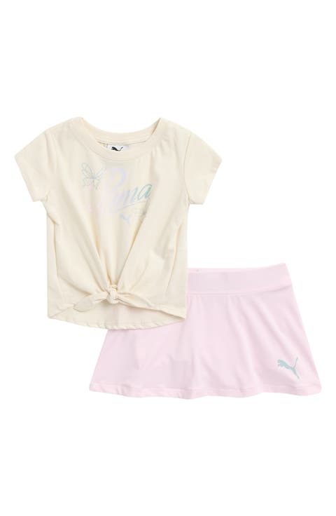 2-Piece Short Sleeve T-Shirt & Skort Set (Baby)