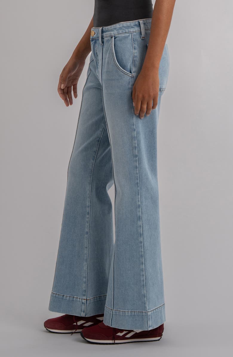 KUT from the Kloth Ana Seamed High Waist Flare Jeans, Alternate, color, Considered