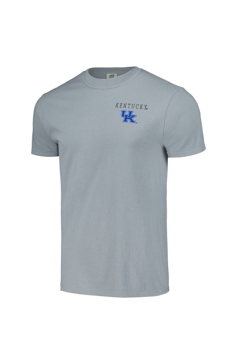 IMAGE ONE Men's Gray Kentucky Wildcats Campus Scene Comfort Colors T-Shirt, Alternate, color,