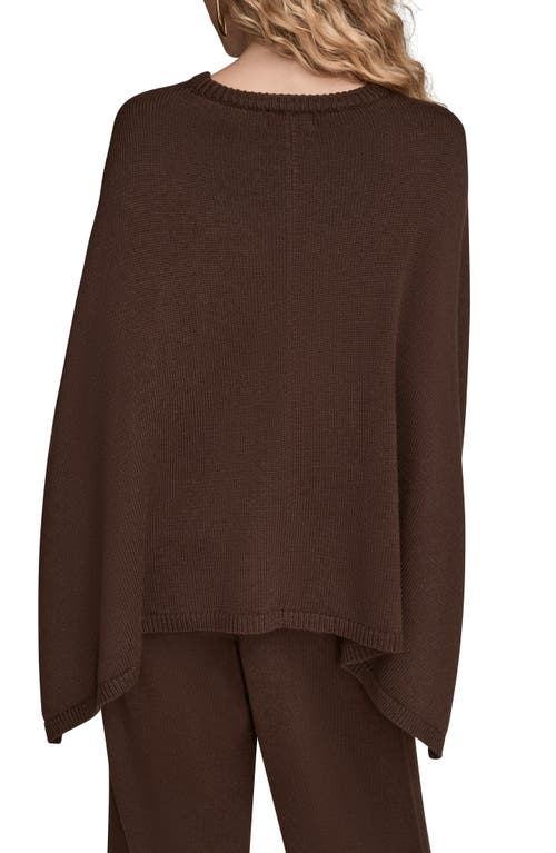 Donna Karan New York Cape Sweater In Blue