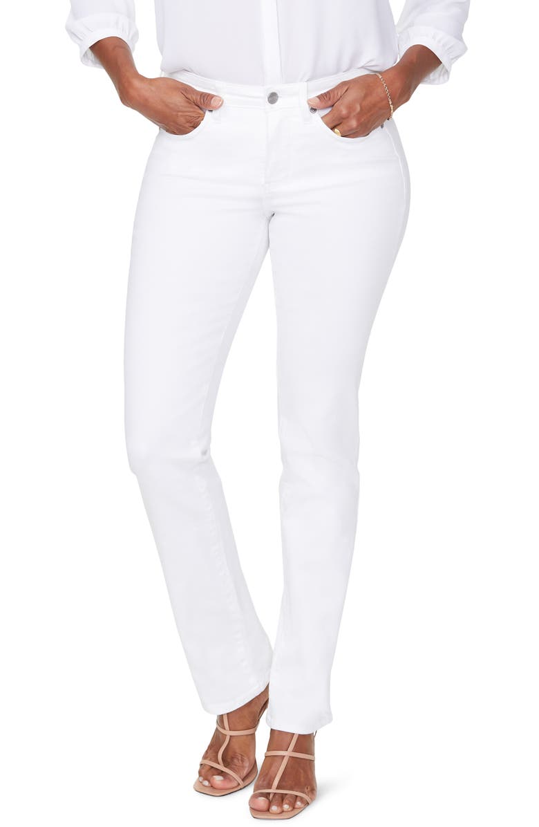 NYDJ Sheri Rhinestone Pocket Slim Stretch Jeans, Main, color, 