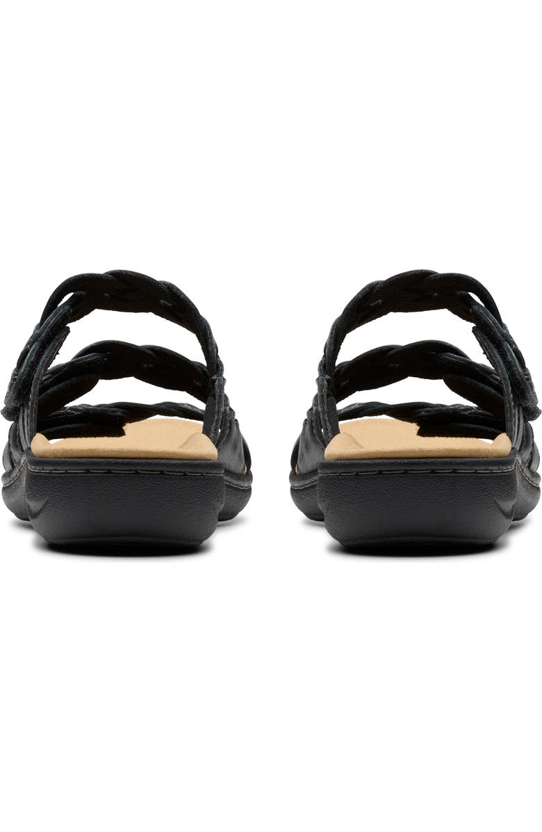 Clarks<sup>®</sup> Laurieann Rio Sandal, Alternate, color, Black Leather
