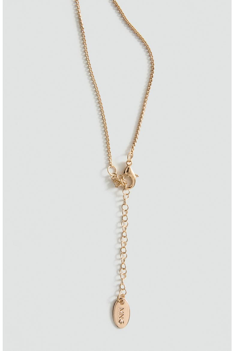Flower Chain Necklace, Alternate, color, GOLD