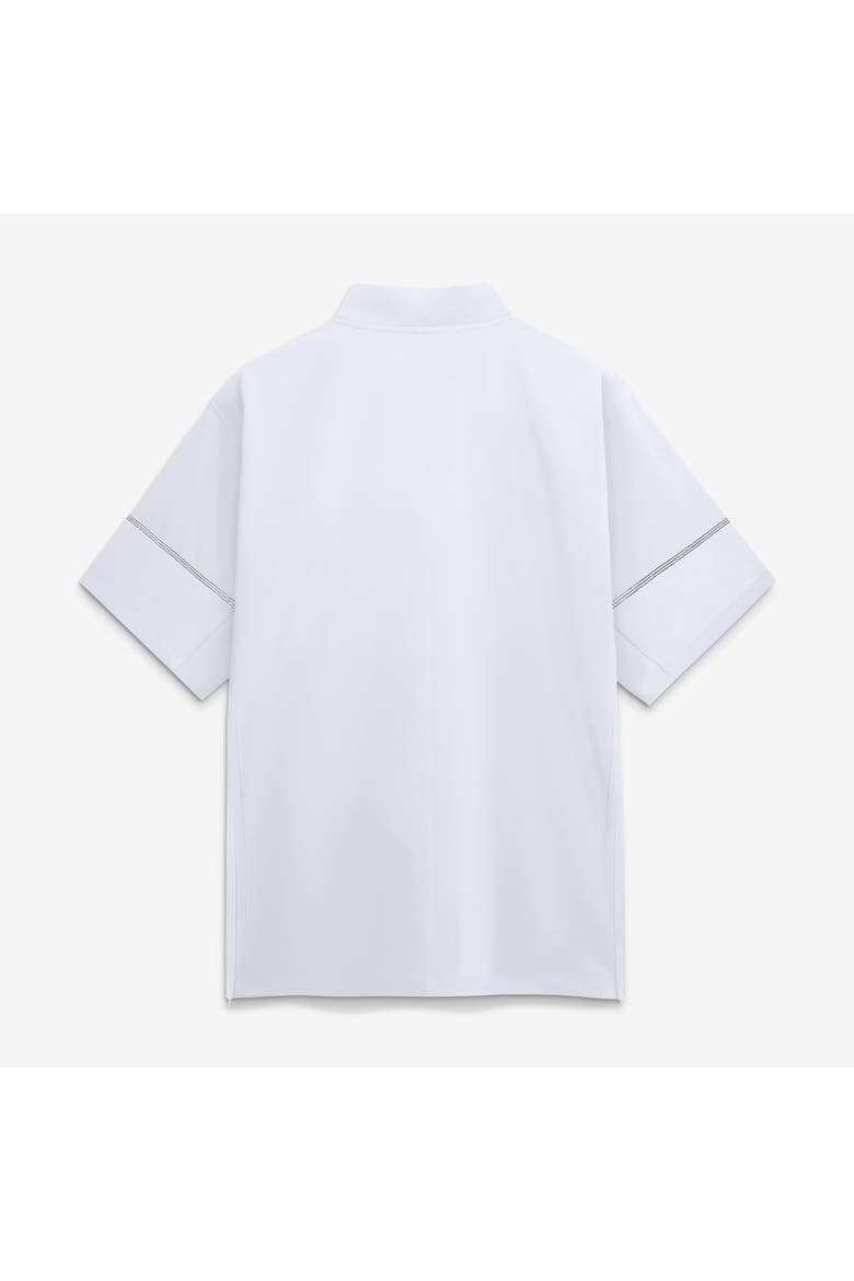 Men's Nike White Auburn Tigers 2026 Sideline Short Sleeve Quarter-Zip Coaches Jacket, Alternate, color, White