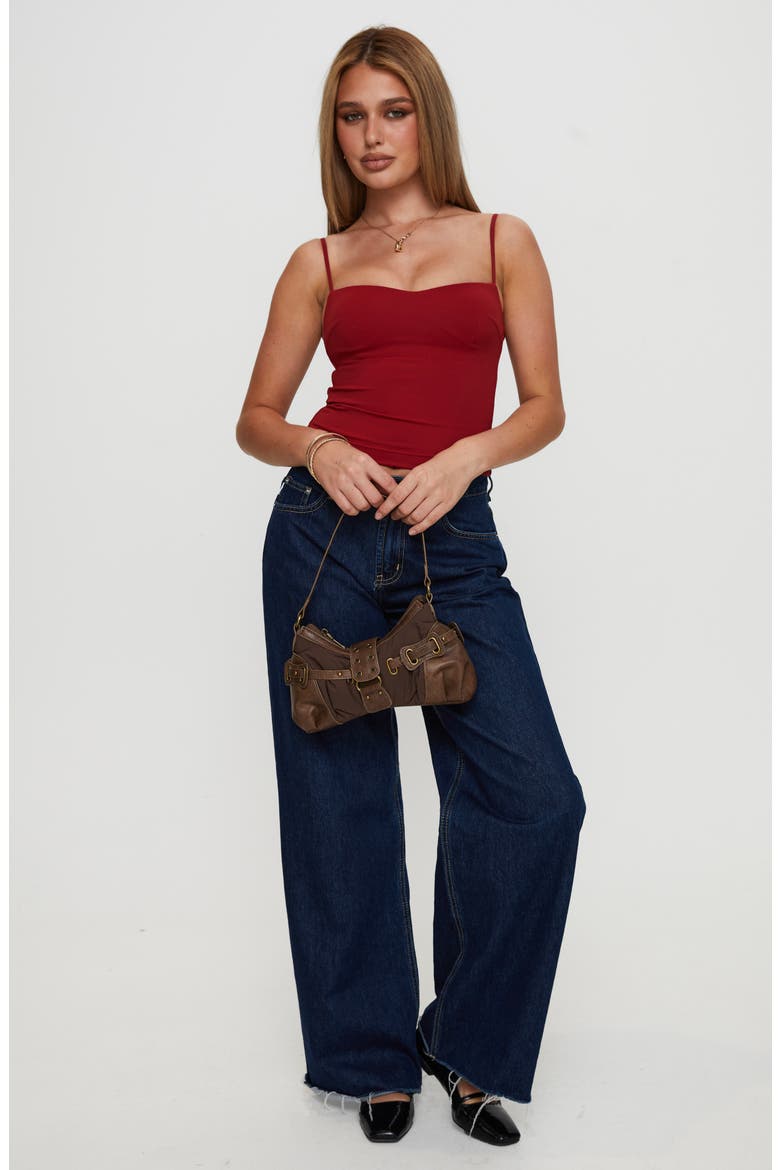 Evanda Camisole, Alternate, color, BURGUNDY