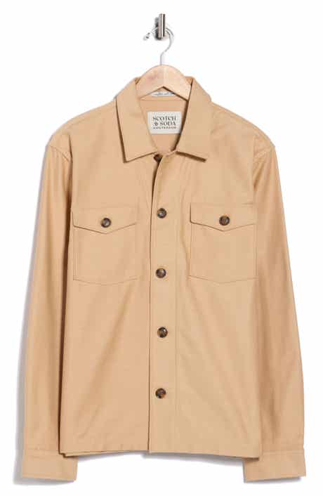Scotch & Soda Textured Canvas Shirt Jacket